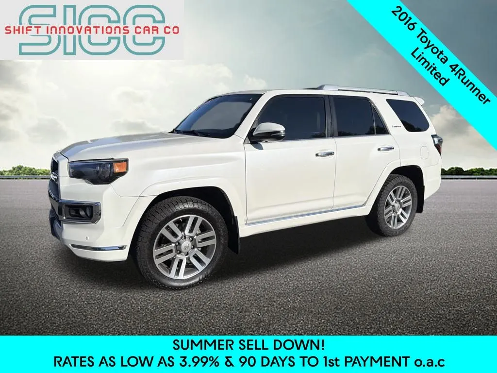 White 2016 Toyota 4Runner Limited for sale in Puyallup, WA