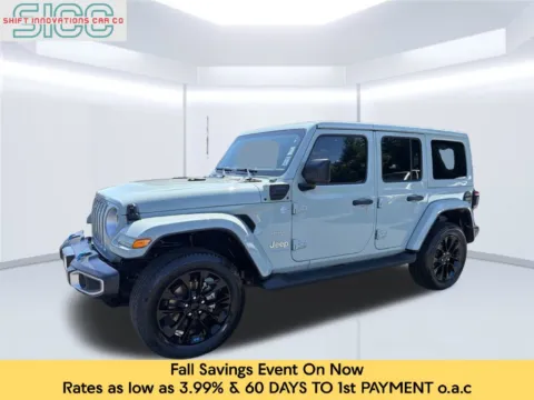 Gray 2023 Jeep Wrangler Sahara 4xe for sale in Puyallup, WA