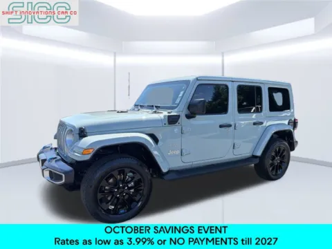 Gray 2023 Jeep Wrangler Sahara 4xe for sale in Puyallup, WA