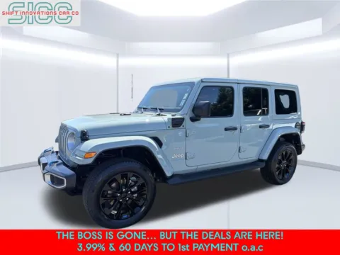 Gray 2023 Jeep Wrangler Sahara 4xe for sale in Puyallup, WA