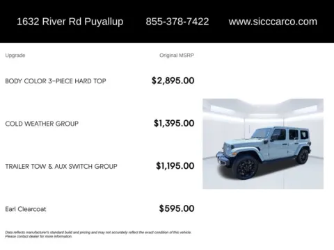 More photos of 2023 Jeep Wrangler Sahara 4xe at Shift Innovations Car Co, WA