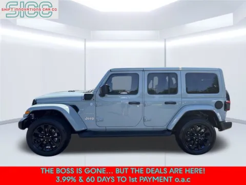 Another view of 2023 Jeep Wrangler Sahara 4xe for sale in Puyallup, WA at Shift Innovations Car Co