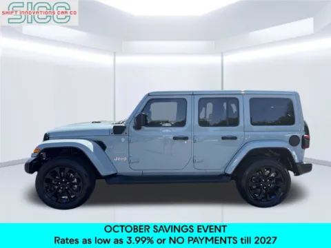 Another view of 2023 Jeep Wrangler Sahara 4xe for sale in Puyallup, WA at Shift Innovations Car Co