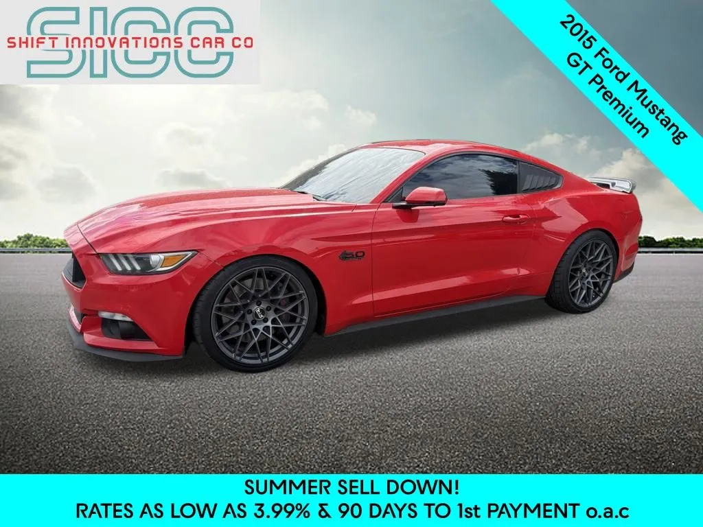 Red 2015 Ford Mustang GT Premium for sale in Puyallup, WA