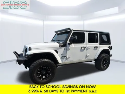 White 2019 Jeep Wrangler Unlimited Sahara for sale in Puyallup, WA