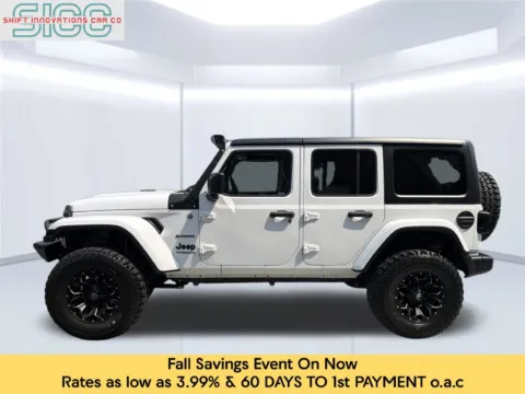 Another view of 2019 Jeep Wrangler Unlimited Sahara for sale in Puyallup, WA at Shift Innovations Car Co