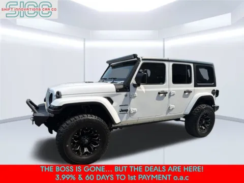 White 2019 Jeep Wrangler Unlimited Sahara for sale in Puyallup, WA