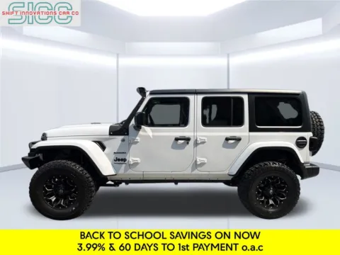 Another view of 2019 Jeep Wrangler Unlimited Sahara for sale in Puyallup, WA at Shift Innovations Car Co