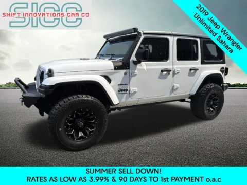 White 2019 Jeep Wrangler Unlimited Sahara for sale in Puyallup, WA