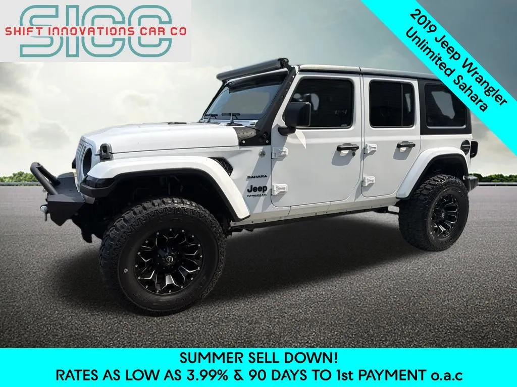White 2019 Jeep Wrangler Unlimited Sahara for sale in Puyallup, WA