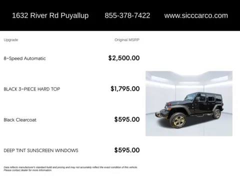 More photos of 2025 Jeep Wrangler Sport S at Shift Innovations Car Co, WA