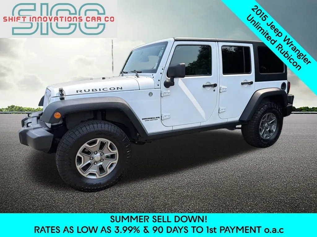 White 2015 Jeep Wrangler Unlimited Rubicon for sale in Puyallup, WA
