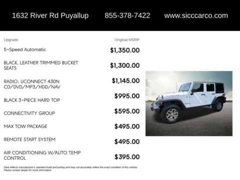 More photos of 2015 Jeep Wrangler Unlimited Rubicon at Shift Innovations Car Co, WA