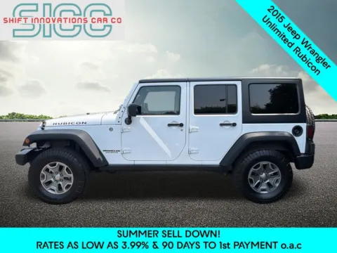 Another view of 2015 Jeep Wrangler Unlimited Rubicon for sale in Puyallup, WA at Shift Innovations Car Co