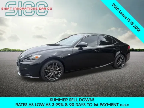 Black 2016 Lexus IS 200t for sale in Puyallup, WA