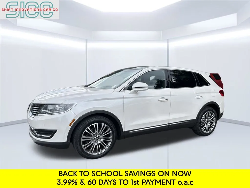 White 2016 Lincoln MKX Reserve for sale in Puyallup, WA
