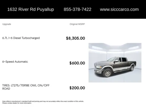 More photos of 2015 Ram 2500 Laramie at Shift Innovations Car Co, WA