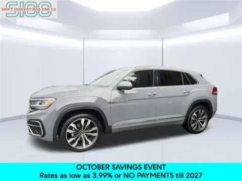 Gray 2021 Volkswagen Atlas Cross Sport 3.6L V6 SEL Premium R-Line for sale in Puyallup, WA