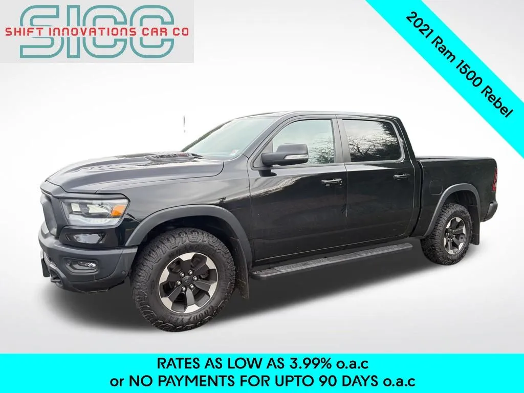 Black 2021 Ram 1500 Rebel for sale in Puyallup, WA
