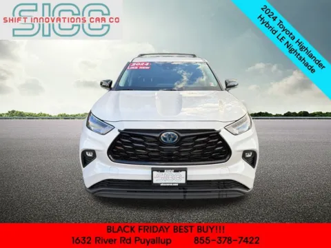 Photos of 2024 Toyota Highlander Hybrid XLE for sale in Puyallup, WA at Shift Innovations Car Co