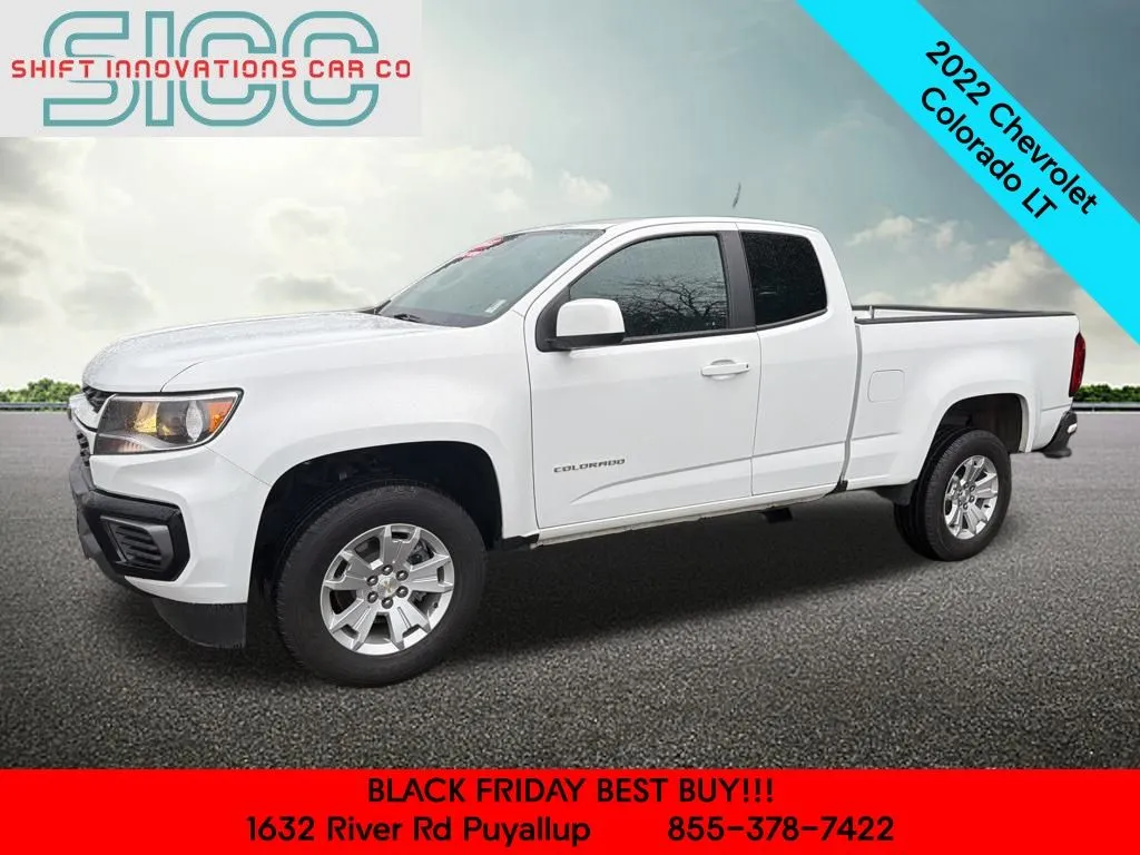 White 2022 Chevrolet Colorado LT for sale in Puyallup, WA