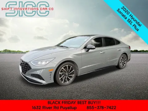 Gray 2020 Hyundai Sonata SEL Plus for sale in Puyallup, WA