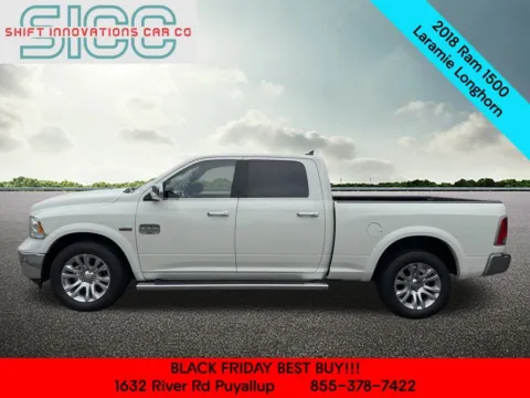 Another view of 2018 Ram 1500 Laramie Longhorn for sale in Puyallup, WA at Shift Innovations Car Co