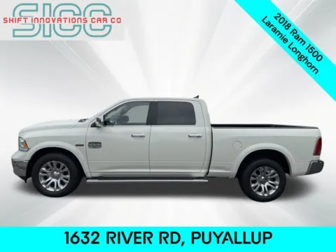 Another view of 2018 Ram 1500 Laramie Longhorn for sale in Puyallup, WA at Shift Innovations Car Co