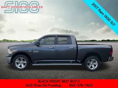 Another view of 2017 Ram 1500 SLT for sale in Puyallup, WA at Shift Innovations Car Co