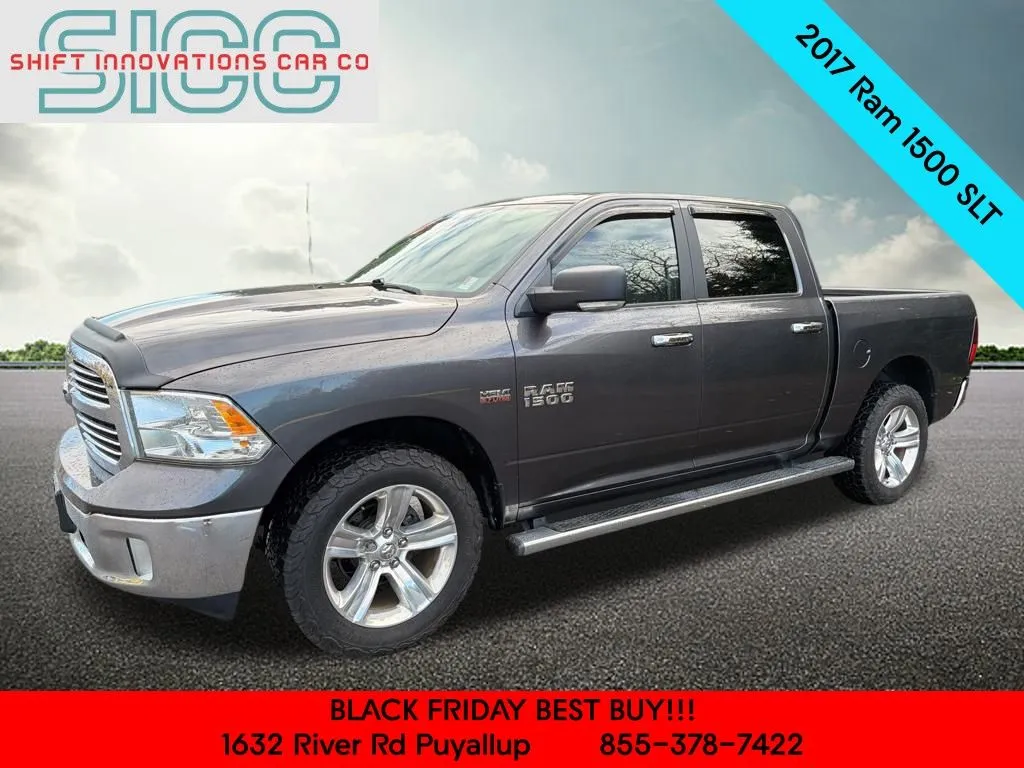 Gray 2017 Ram 1500 SLT for sale in Puyallup, WA