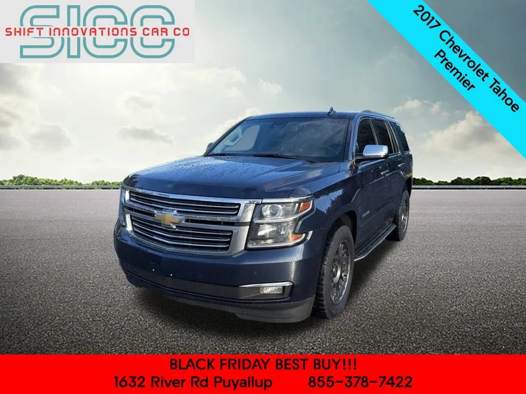 Blue 2017 Chevrolet Tahoe Premier for sale in Puyallup, WA