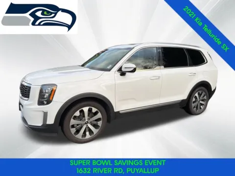 Black 2021 Kia Telluride SX for sale in Puyallup, WA