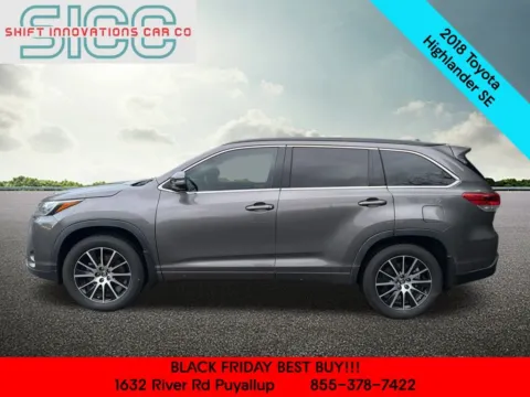 Another view of 2018 Toyota Highlander SE for sale in Puyallup, WA at Shift Innovations Car Co