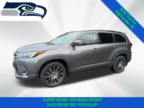 Gray 2018 Toyota Highlander SE for sale in Puyallup, WA