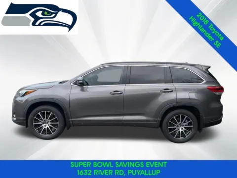 Another view of 2018 Toyota Highlander SE for sale in Puyallup, WA at Shift Innovations Car Co