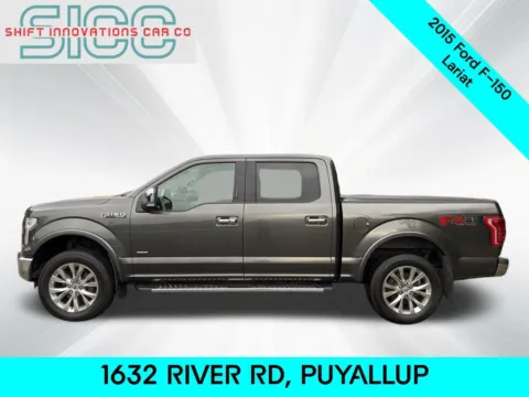 Another view of 2015 Ford F-150 Lariat for sale in Puyallup, WA at Shift Innovations Car Co