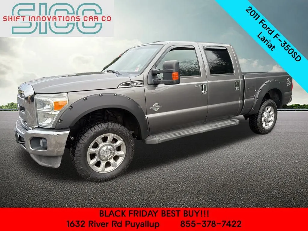 Black 2011 Ford F-350SD Lariat for sale in Puyallup, WA