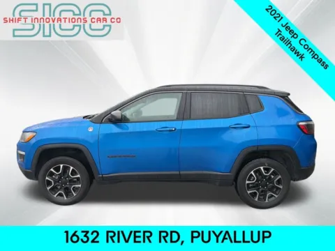 Another view of 2021 Jeep Compass Trailhawk for sale in Puyallup, WA at Shift Innovations Car Co