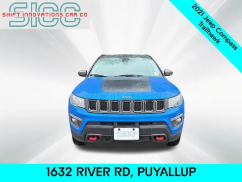 Photos of 2021 Jeep Compass Trailhawk for sale in Puyallup, WA at Shift Innovations Car Co