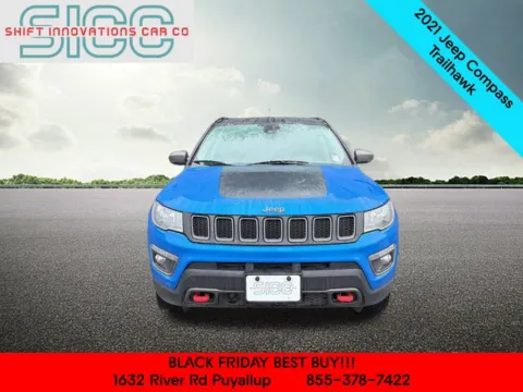 Photos of 2021 Jeep Compass Trailhawk for sale in Puyallup, WA at Shift Innovations Car Co