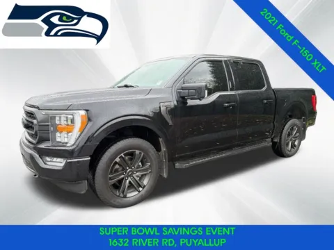Black 2021 Ford F-150 XLT for sale in Puyallup, WA