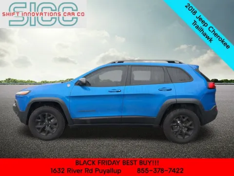 Another view of 2018 Jeep Cherokee Trailhawk for sale in Puyallup, WA at Shift Innovations Car Co