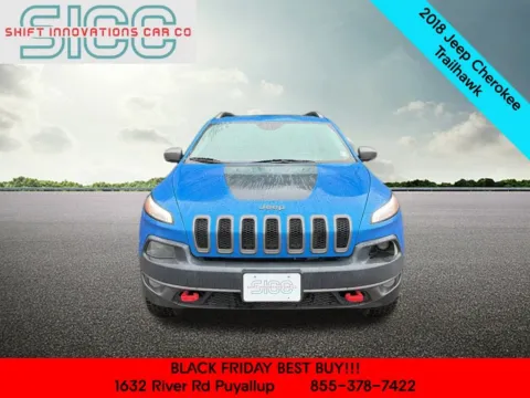 Photos of 2018 Jeep Cherokee Trailhawk for sale in Puyallup, WA at Shift Innovations Car Co