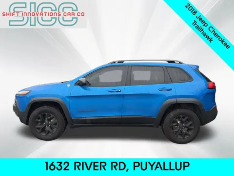 Another view of 2018 Jeep Cherokee Trailhawk for sale in Puyallup, WA at Shift Innovations Car Co