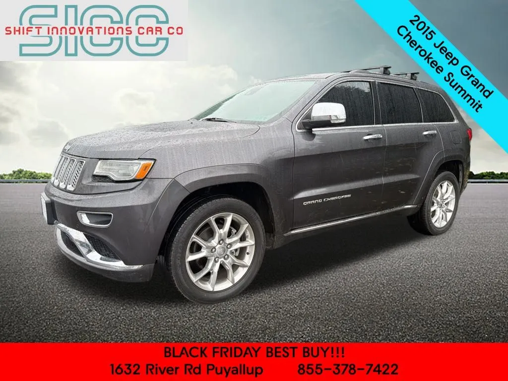 Gray 2015 Jeep Grand Cherokee Summit for sale in Puyallup, WA