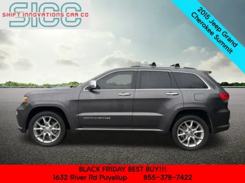 Another view of 2015 Jeep Grand Cherokee Summit for sale in Puyallup, WA at Shift Innovations Car Co
