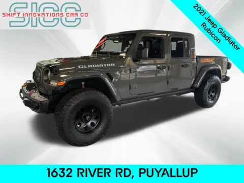 Gray 2021 Jeep Gladiator Rubicon for sale in Puyallup, WA