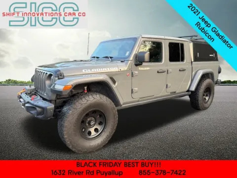 Gray 2021 Jeep Gladiator Rubicon for sale in Puyallup, WA