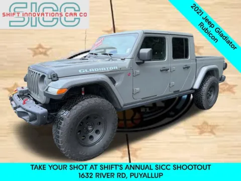 Gray 2021 Jeep Gladiator Rubicon for sale in Puyallup, WA