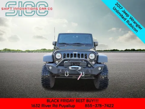 Photos of 2017 Jeep Wrangler Unlimited Rubicon for sale in Puyallup, WA at Shift Innovations Car Co